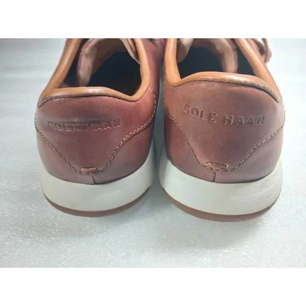 Cole Haan GrandPro Men’s Leather Sneakers Brown Lace-Up Size 11.5
